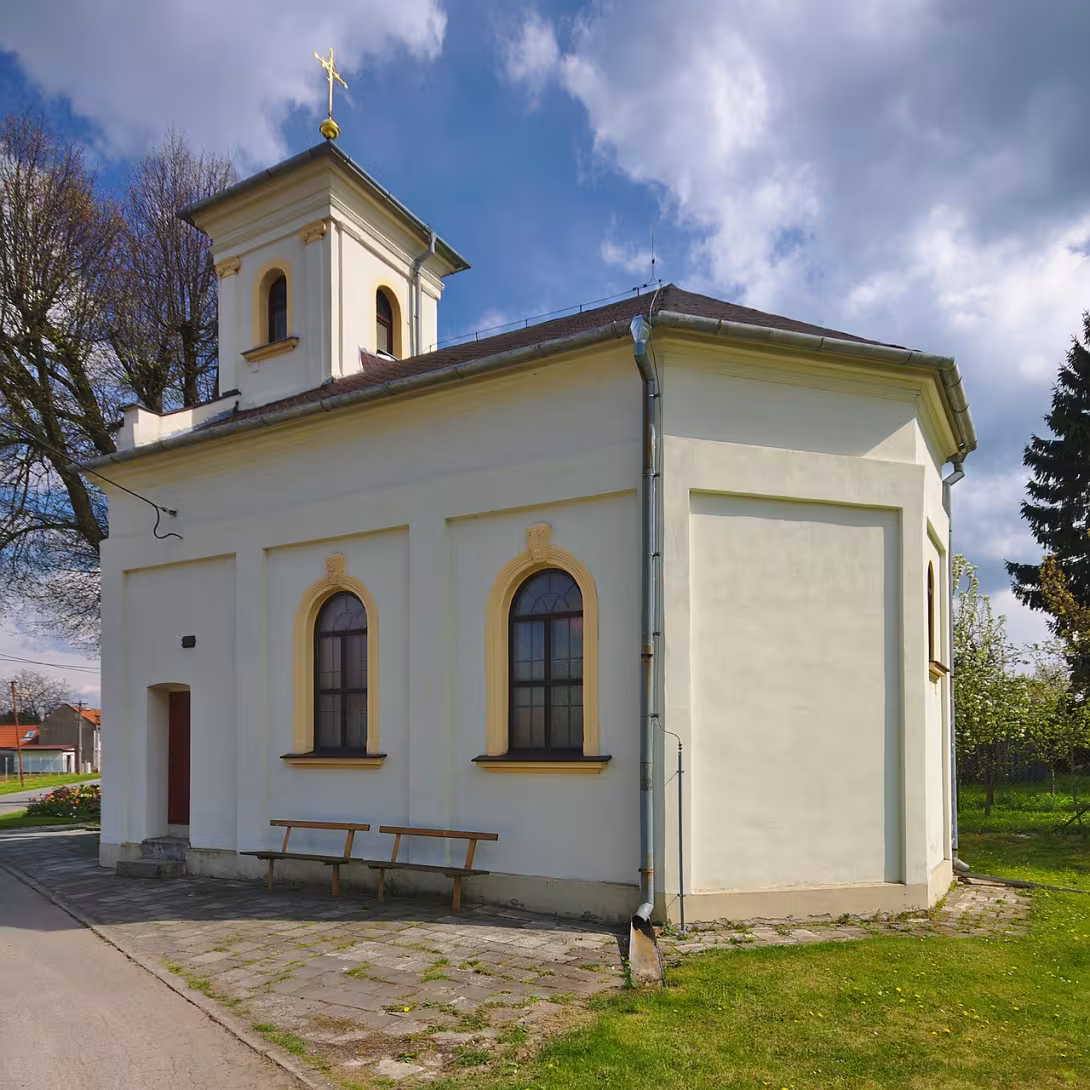 Dnešní pohled – kaple svatého Floriána (Prostějov)