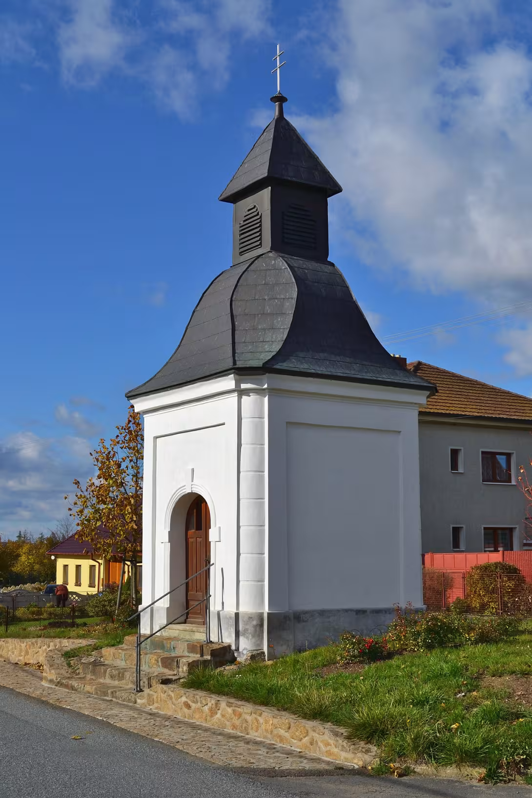 Dnešní pohled – kaple svatého Floriána v Kněževsi