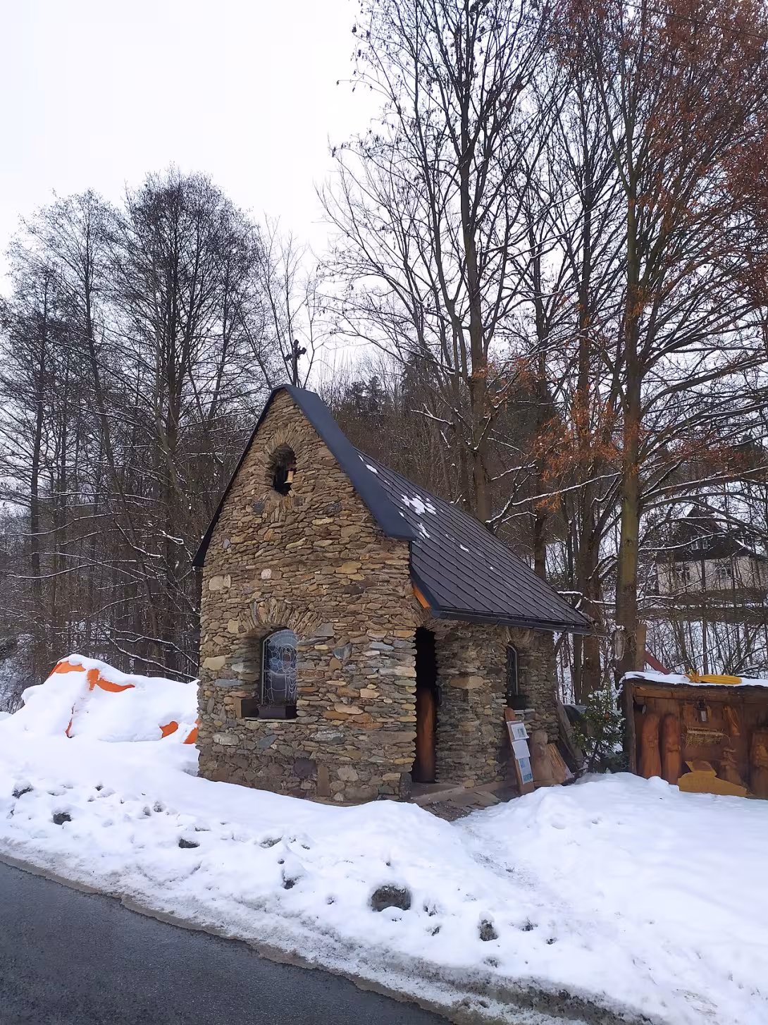 Dnešní pohled – kaple svatého Václava (Víchová nad Jizerou)
