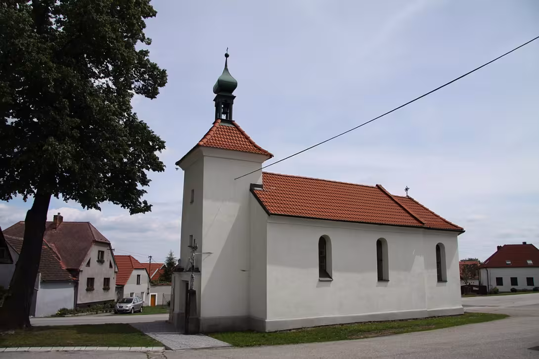 Dnešní pohled – kaple v Nebahovech