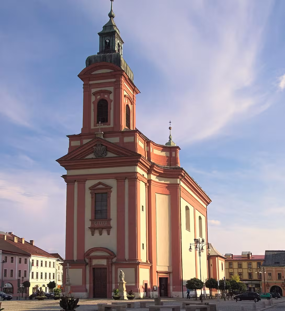Dnešní pohled – kostel Stětí svatého Jana Křtitele (Hranice I-Město)