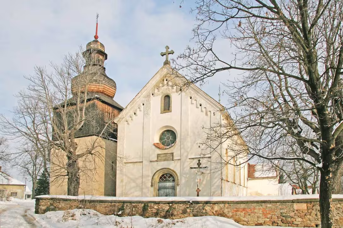 Dnešní pohled – kostel Všech Svatých (Žumberk)