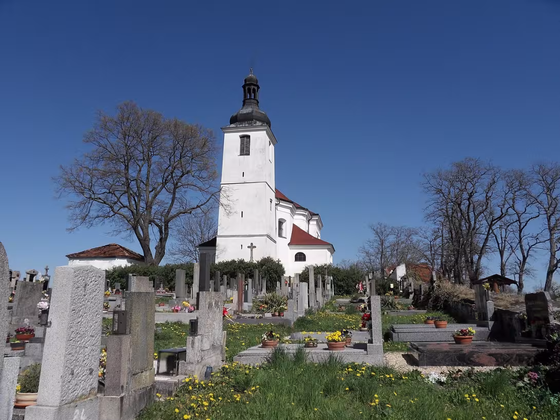 Dnešní pohled – kostel sv. Jakuba Většího