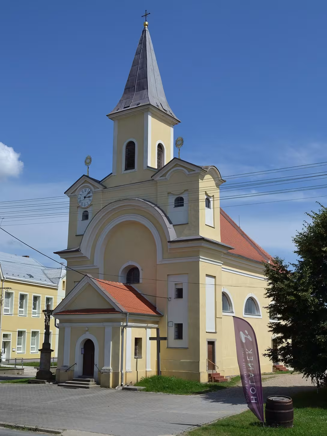 Dnešní pohled – kostel svatého Bartoloměje (Ivaň)
