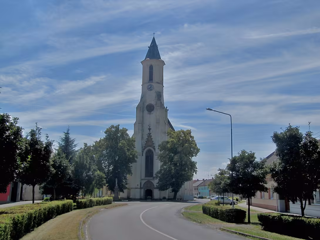 Dnešní pohled – kostel svatého Floriána (Bochoř)