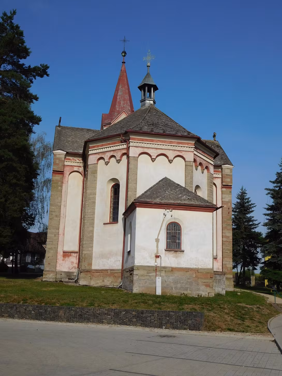 Dnešní pohled – kostel svatého Jiří (Dolní Branná)