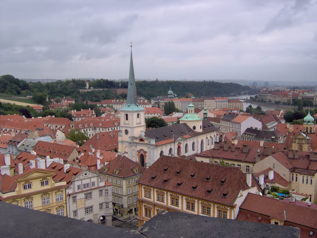Dnešní pohled – kostel svatého Tomáše (Praha)