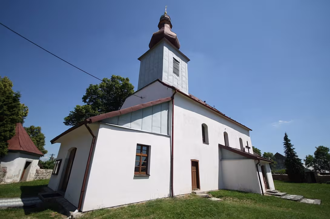 Dnešní pohled – kostel svatého Václava (Chlum)