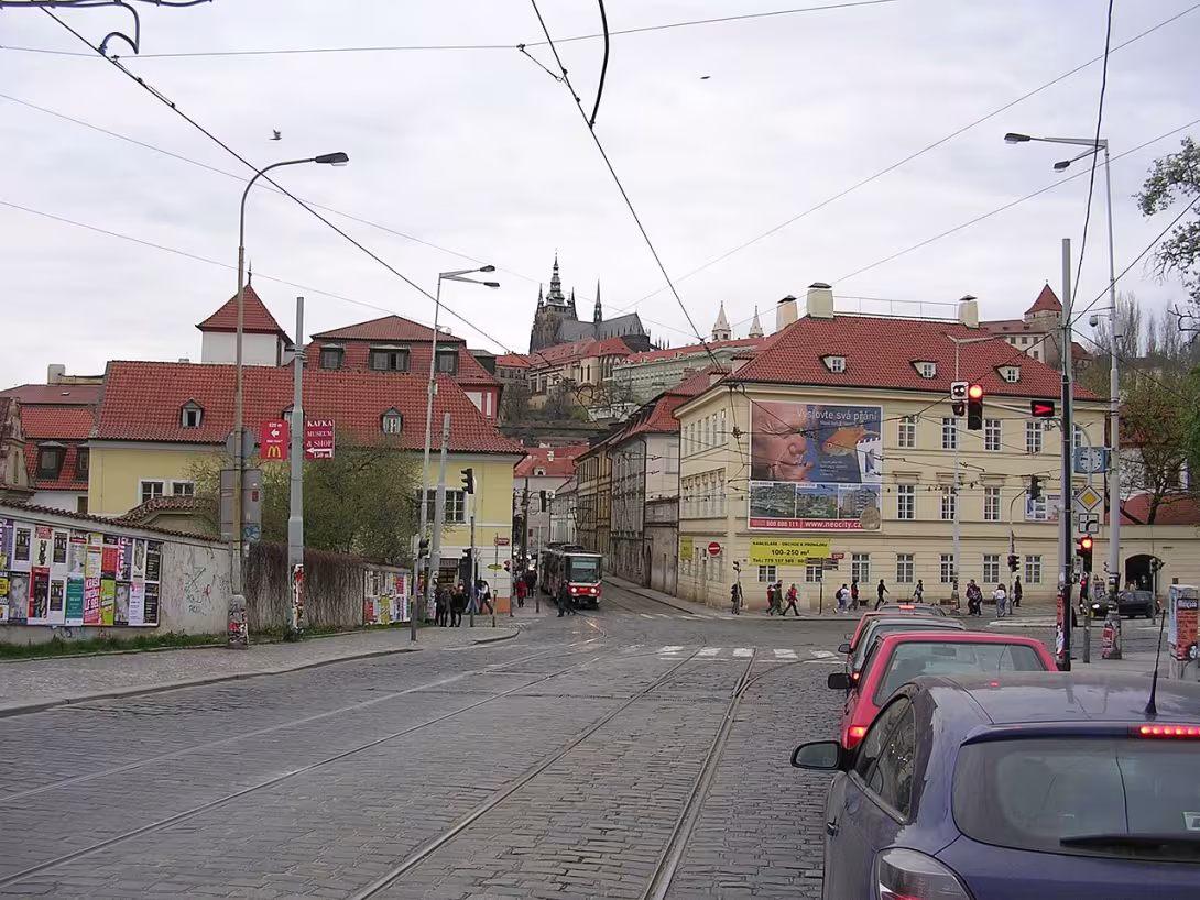 Dnešní pohled – Letenská
