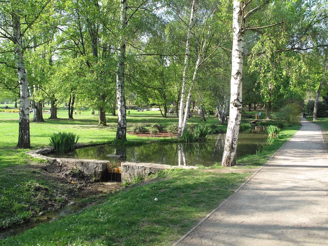 Dnešní pohled – park Podviní