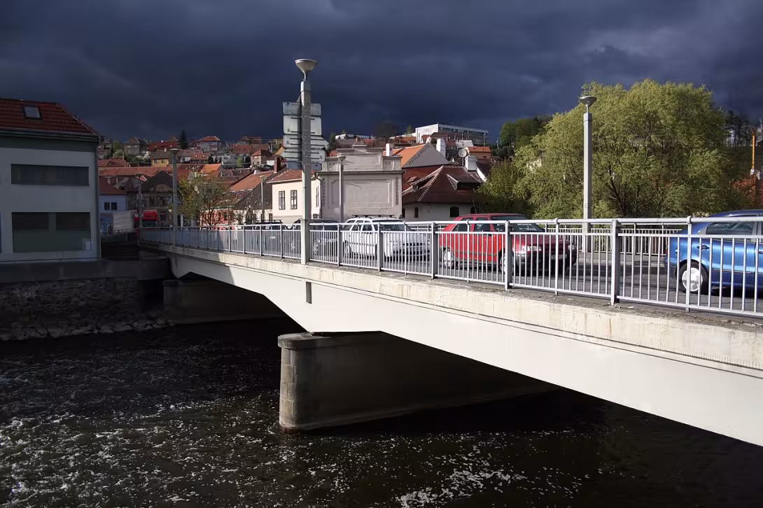 Dnešní pohled – Podklášterský most
