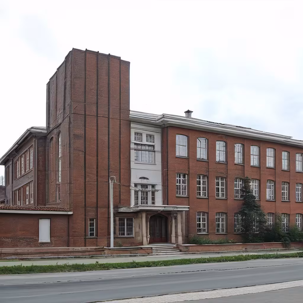 Historická podoba – Budova Státní odborné školy koželužské