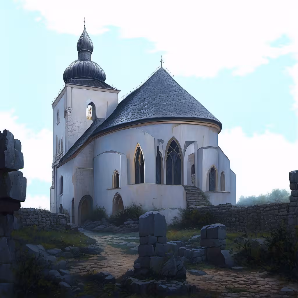 Historická podoba – Hřbitovní kostel Nanebevzetí Panny Marie