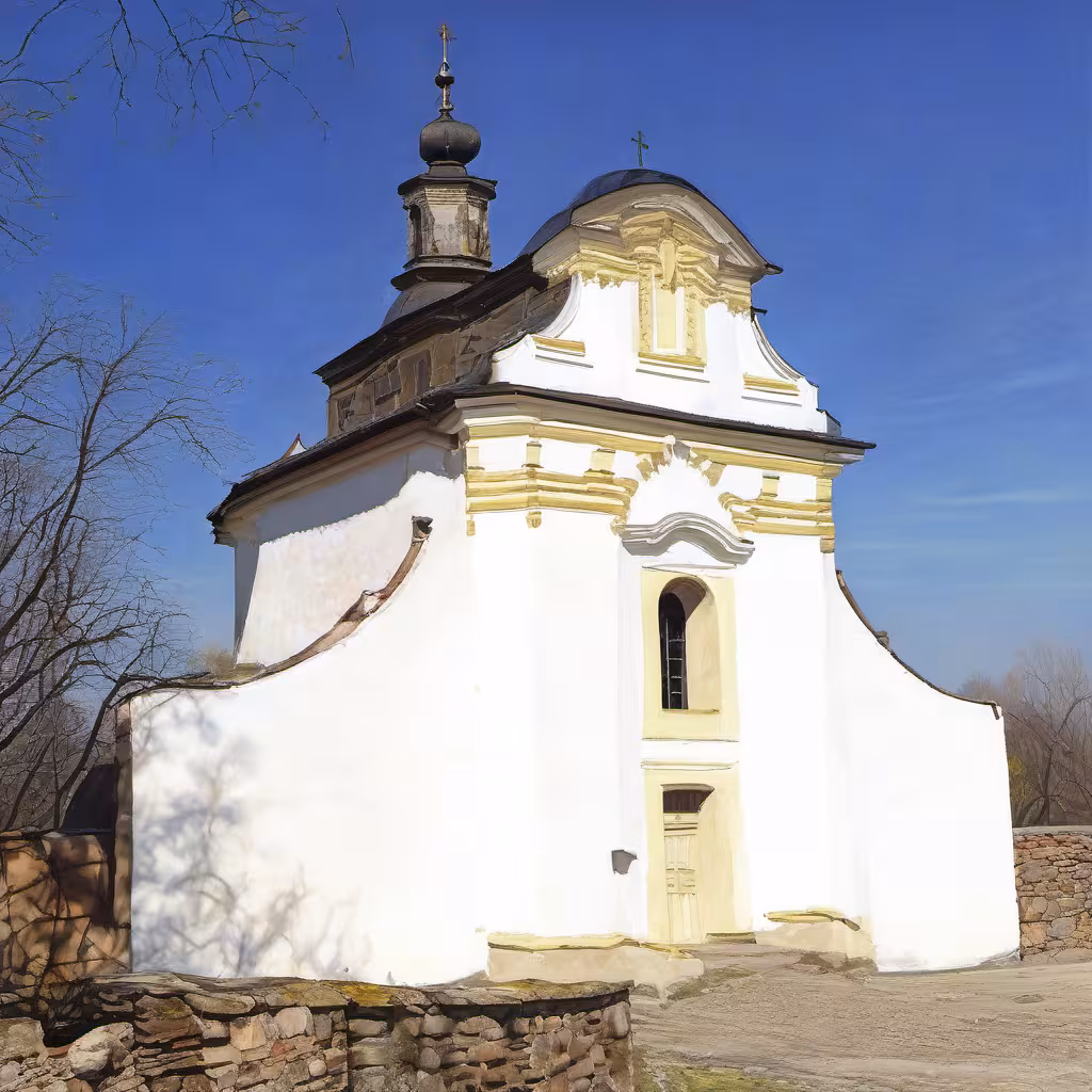 Historická podoba – kaple Neposkvrněného početí Panny Marie na Ladech