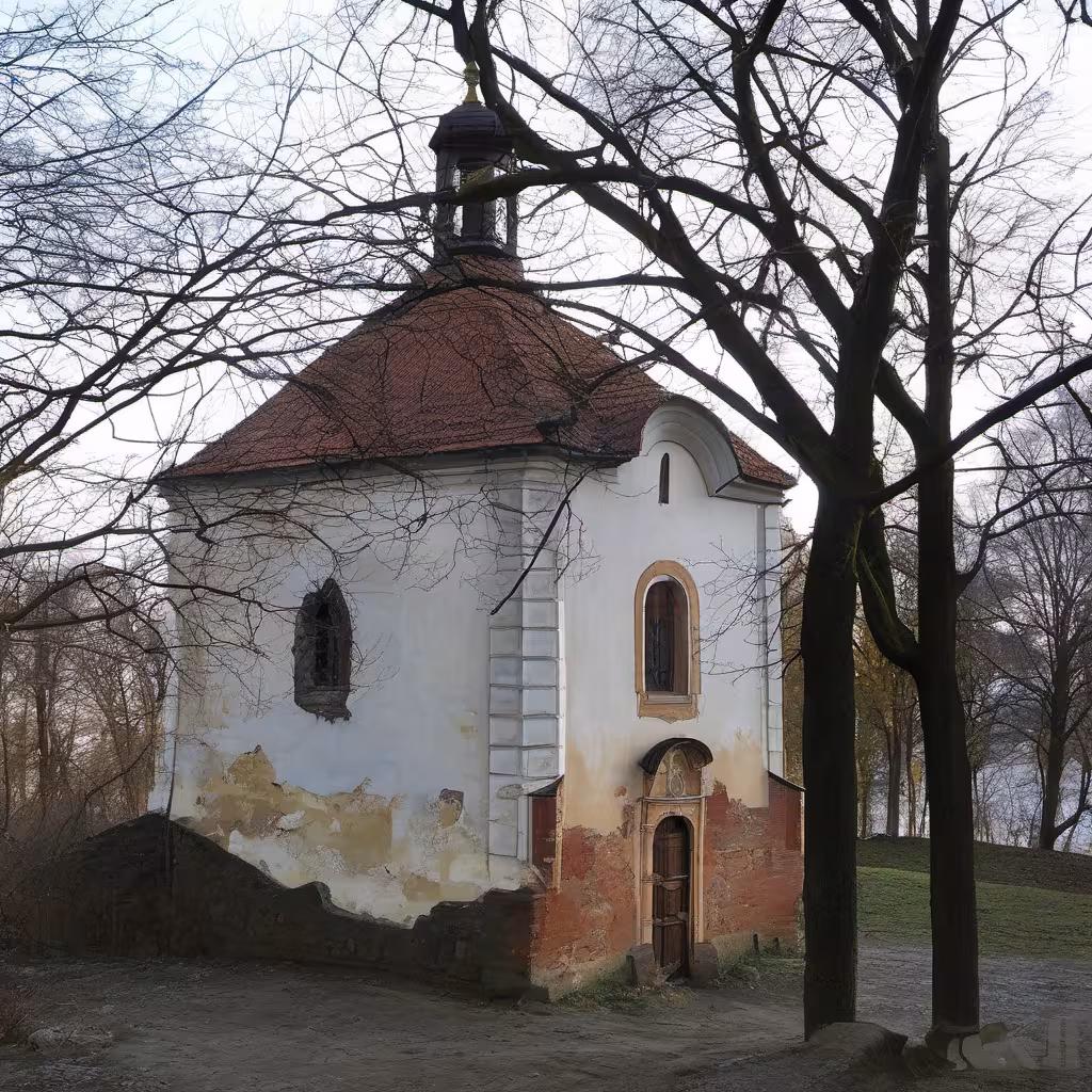 Historická podoba – kaple svaté Rodiny (Praha 2)