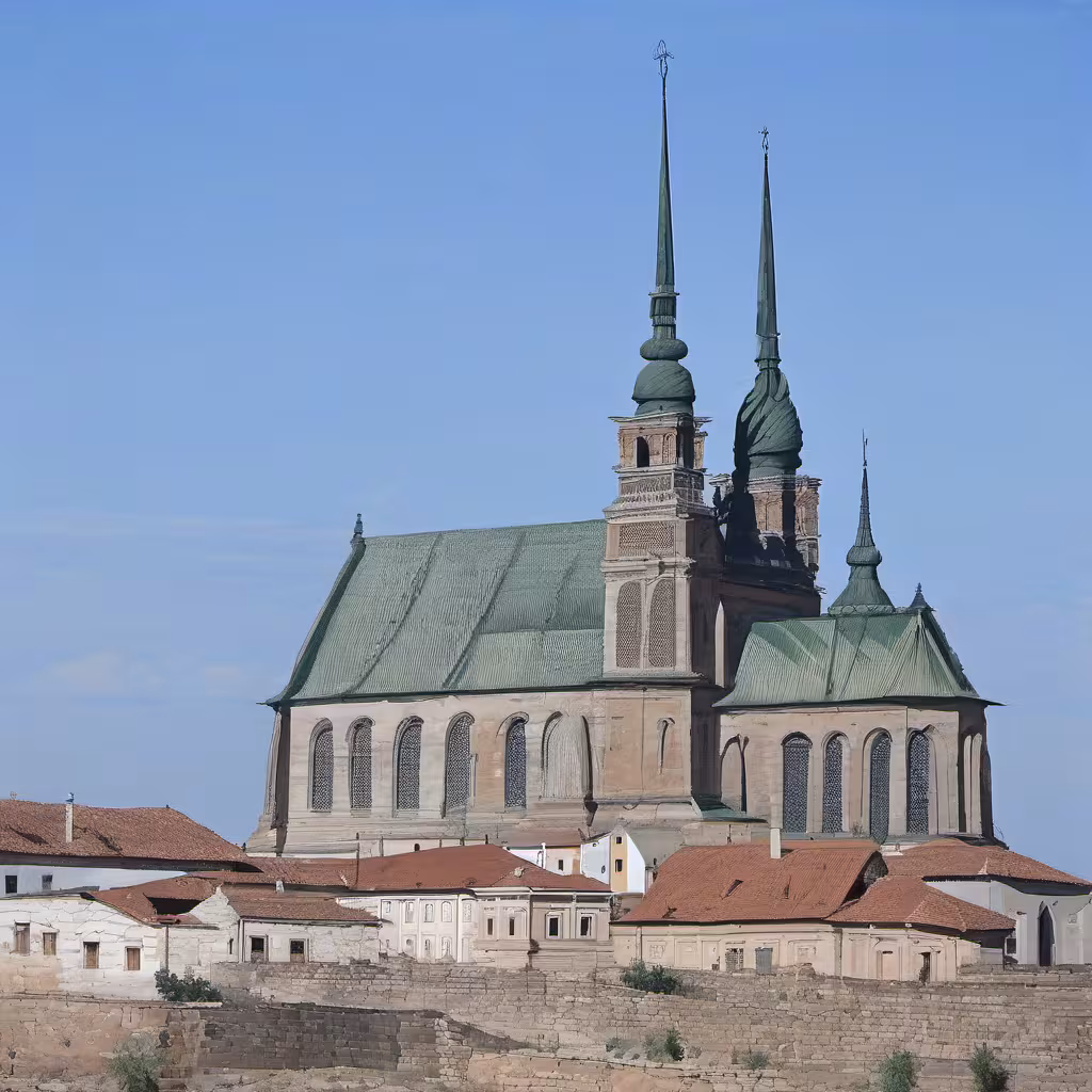 Historická podoba – katedrála svatého Petra a Pavla