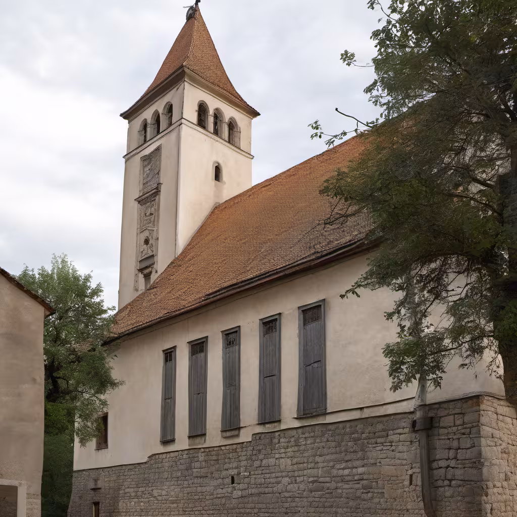 Historická podoba – kostel Božského srdce Páně (Blažovice)