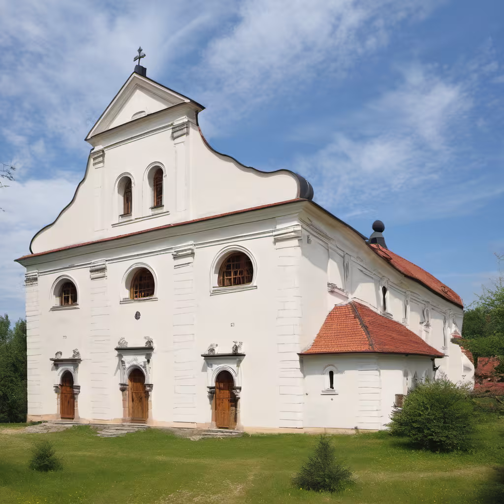 Historická podoba – kostel Nanebevzetí Panny Marie (Černvír)