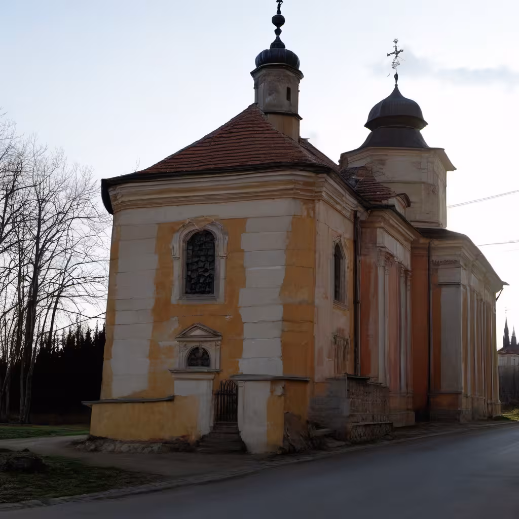 Historická podoba – Kostel Nanebevzetí Panny Marie (Únětice)