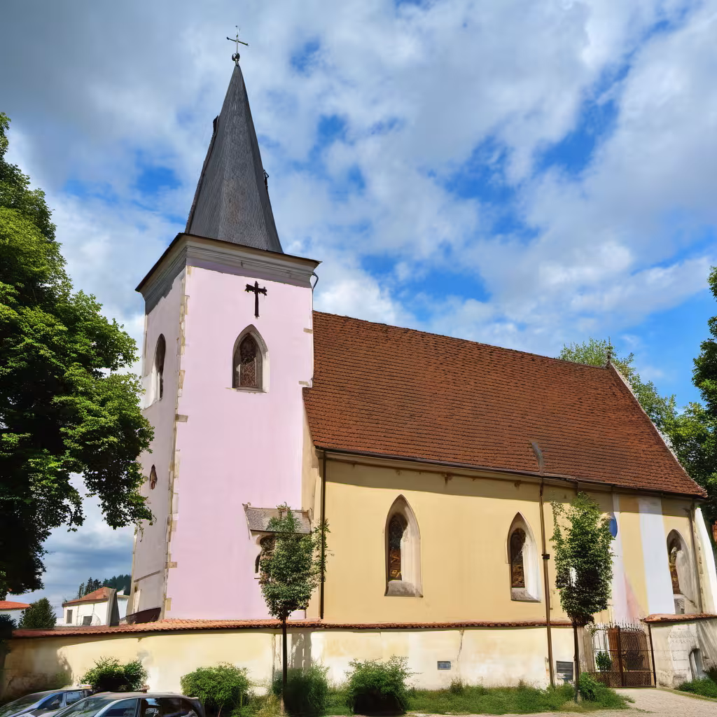 Historická podoba – Kostel Nanebevzetí Panny Marie v Keblově