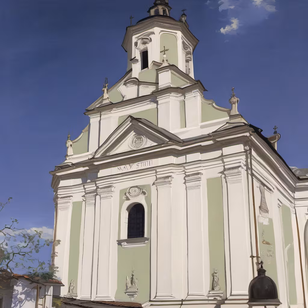 Historická podoba – Kostel Navštívení P. Marie