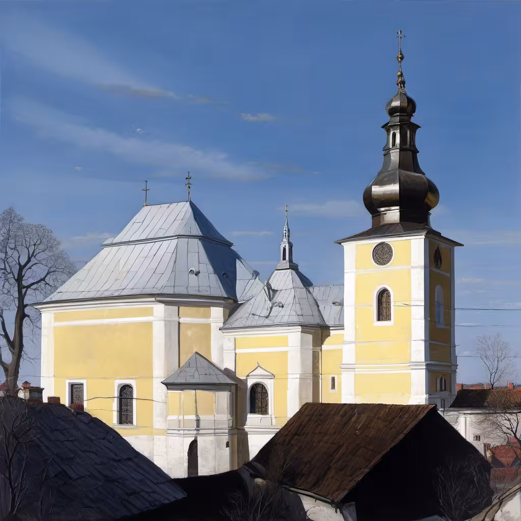 Historická podoba – Kostel Navštívení Panny Marie (Obyčtov)