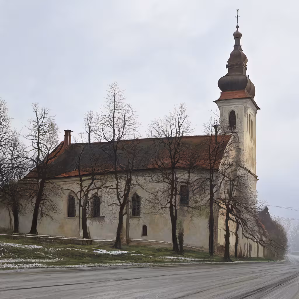 Historická podoba – kostel Nejsvětější Trojice (Babice)