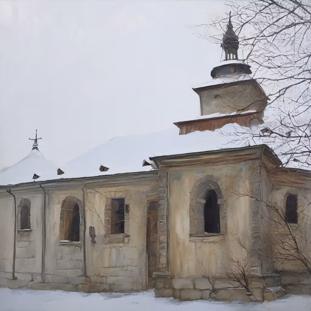 Historická podoba – kostel Nejsvětější Trojice (Jezná)