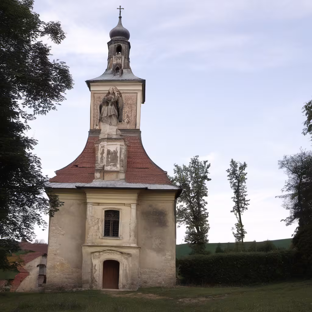 Historická podoba – Kostel Neposkvrněného početí Panny Marie (Holčovice)
