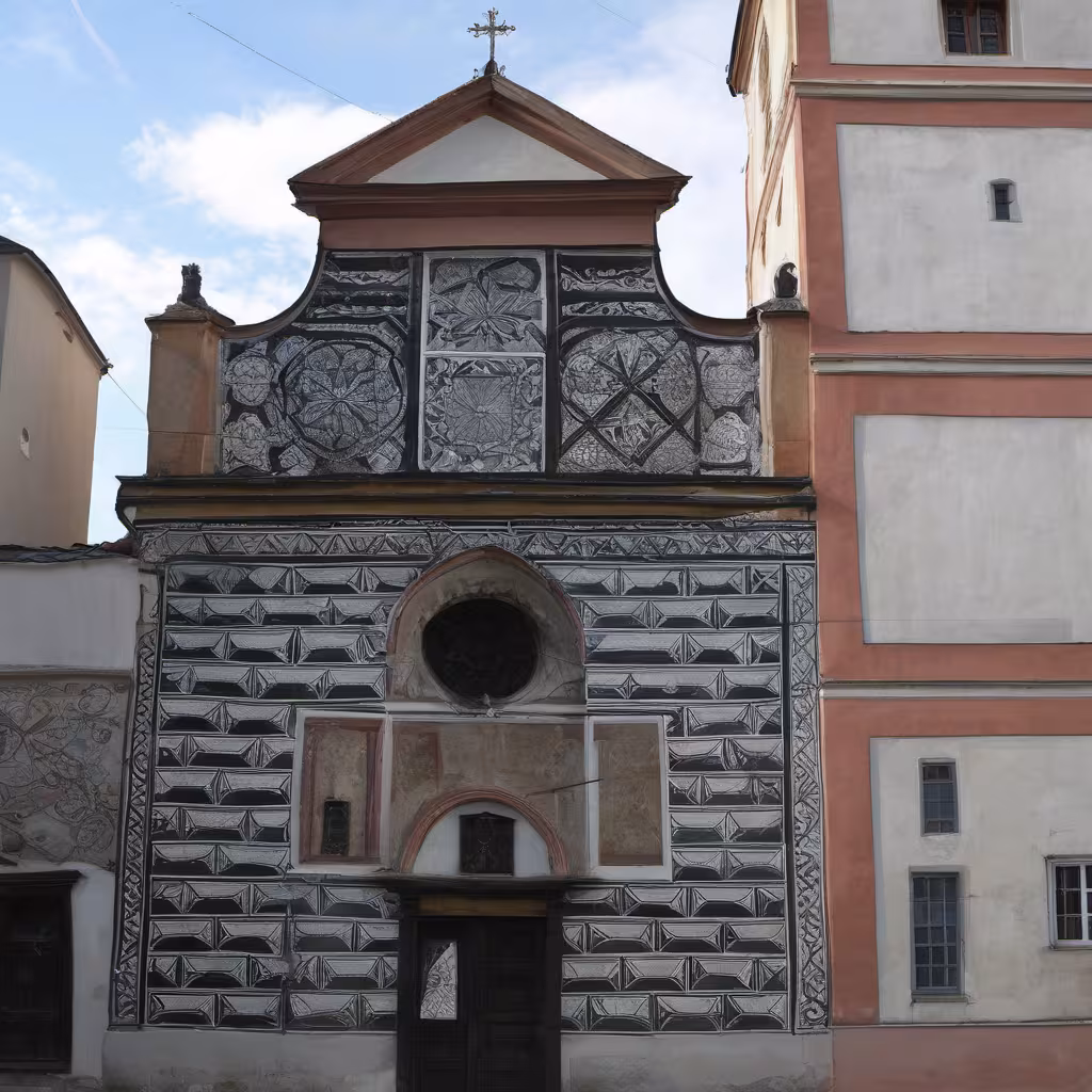 Historická podoba – Kostel Povýšení svatého Kříže (Vnitřní Město)
