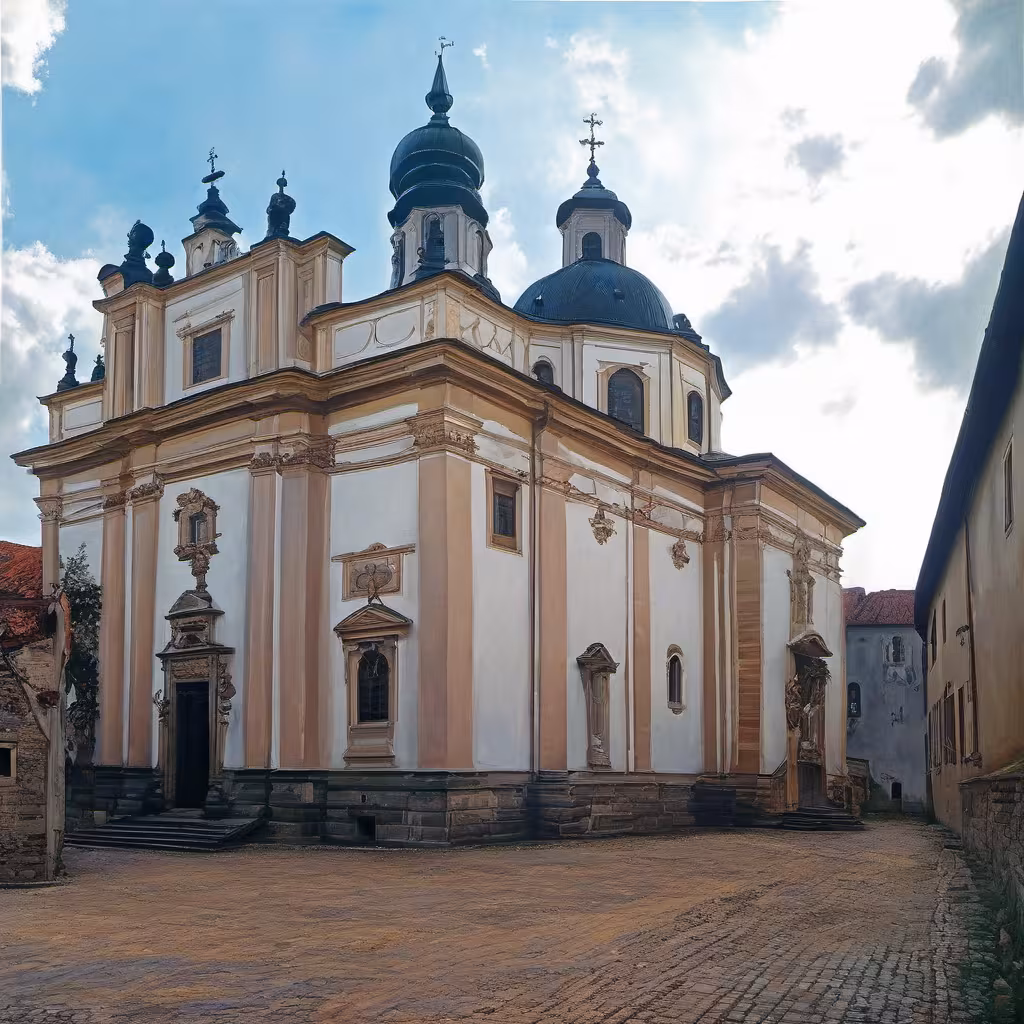 Historická podoba – Kostel Povýšení svatého Kříže v Děčíně
