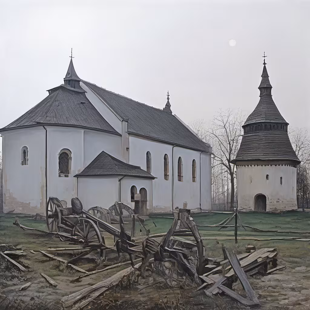 Historická podoba – Kostel Proměnění Páně (Bílý Újezd)