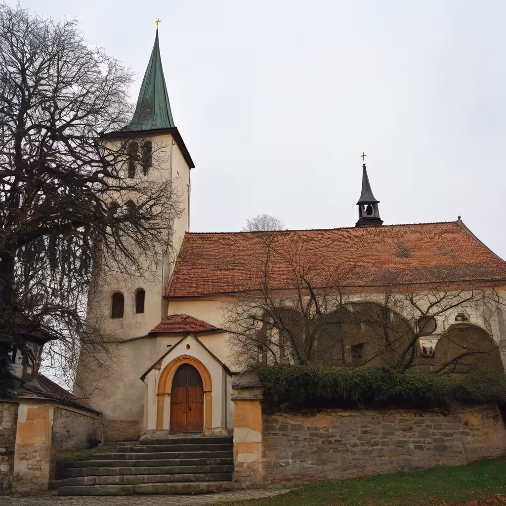 Historická podoba – kostel Stětí svatého Jana Křtitele (Čestice)