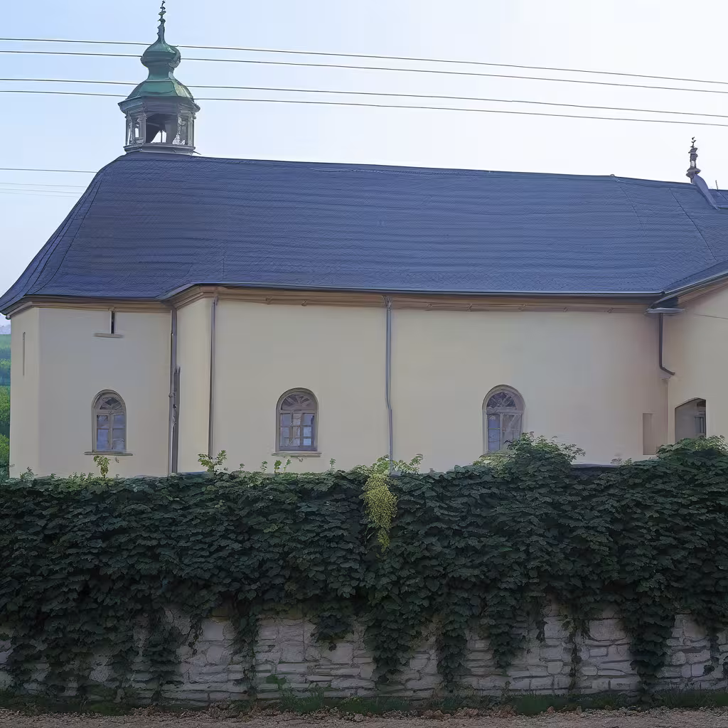Historická podoba – kostel svaté Kateřiny (Horní Roveň)