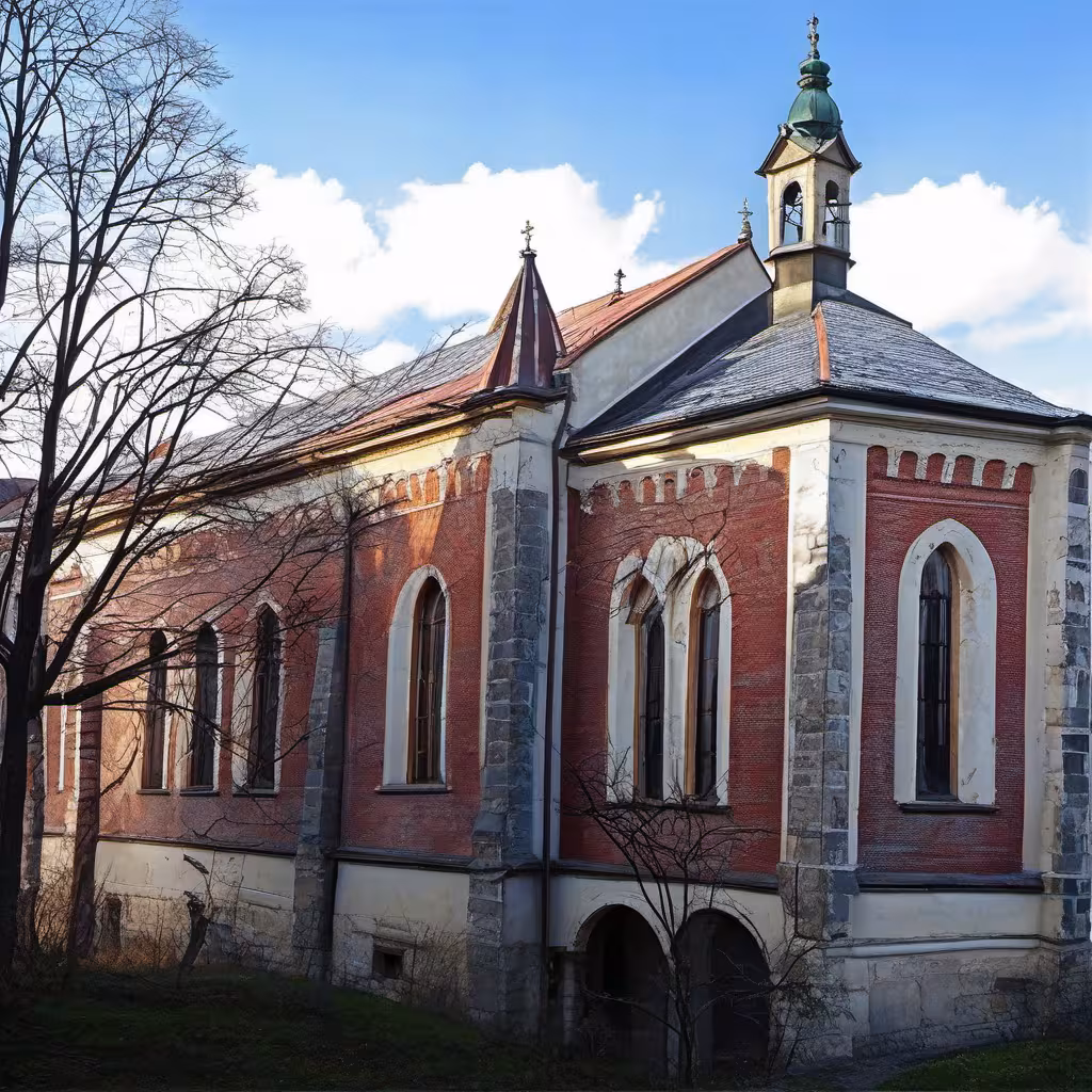 Historická podoba – Kostel svaté Kateřiny (Krásno)