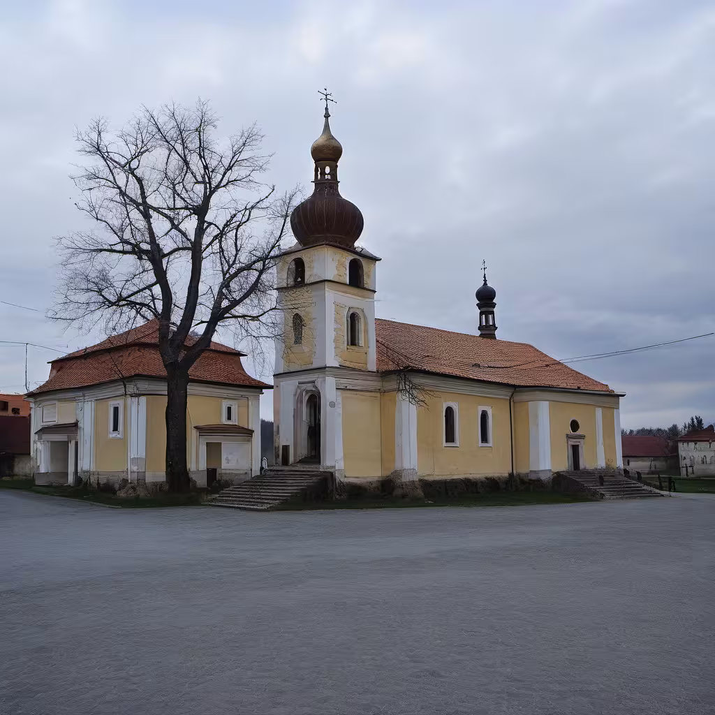 Historická podoba – kostel svatých Petra a Pavla (Dolní Lukavice)