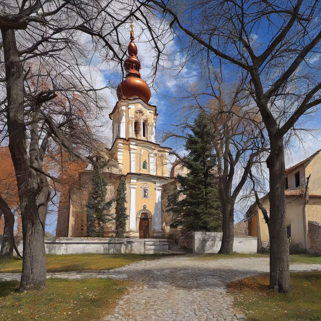 Historická podoba – kostel svatých Petra a Pavla (Tištín)