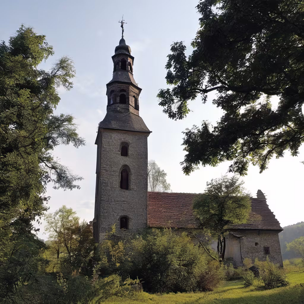 Historická podoba – Kostel svatého Šimona a Judy (Žibřidice)