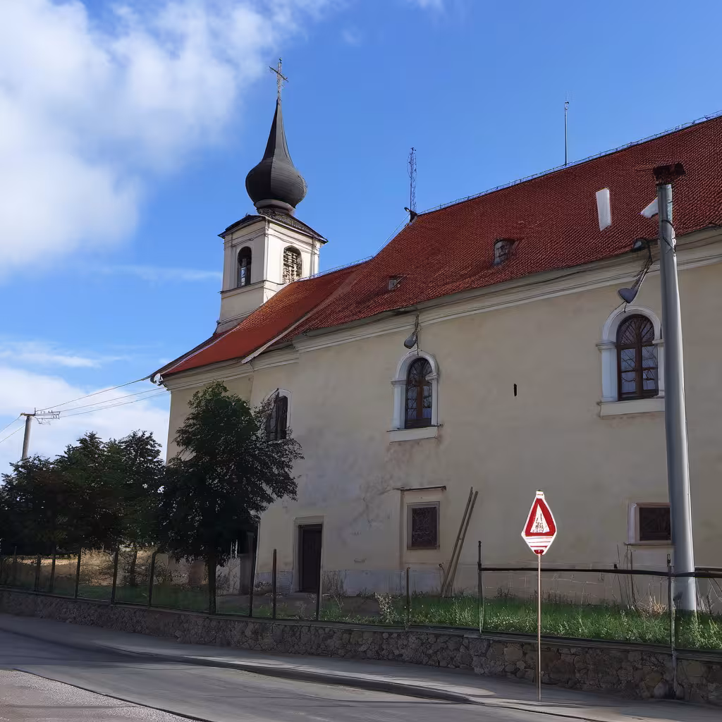 Historická podoba – kostel svatého Filipa a Jakuba (Pavlice)