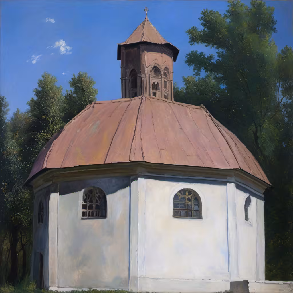 Historická podoba – Kostel svatého Floriána (Střítež)