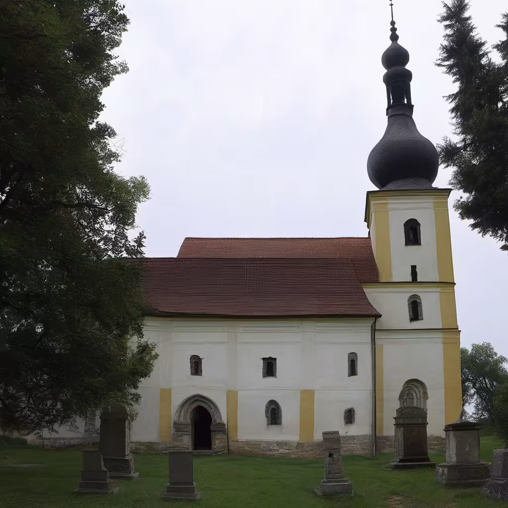 Historická podoba – kostel svatého Jakuba Většího (Brod nad Tichou)
