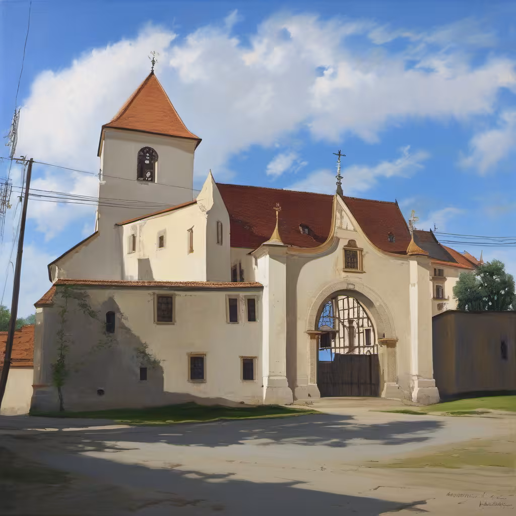 Historická podoba – kostel svatého Jakuba Většího (Hodonice)