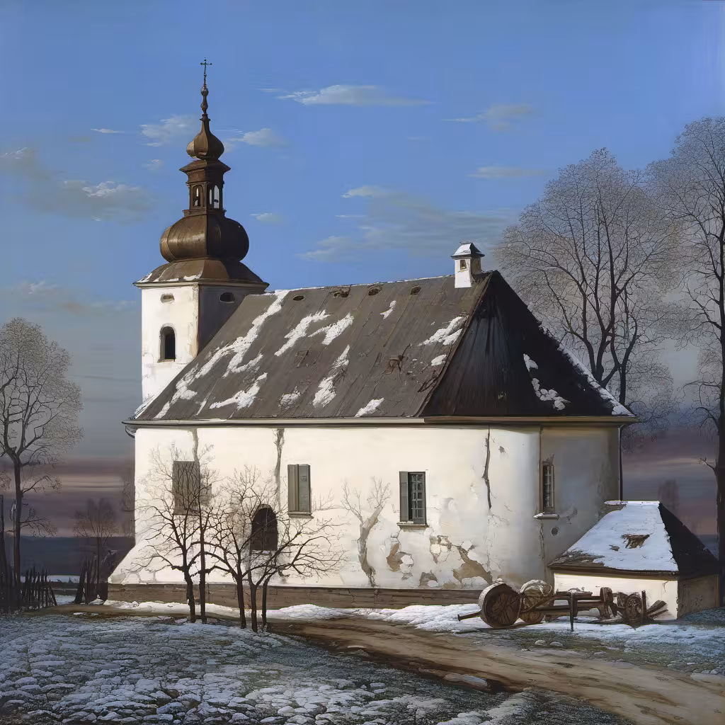 Historická podoba – Kostel svatého Jana Křtitele (Jedlí)
