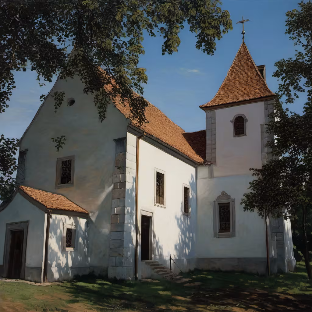 Historická podoba – kostel svatého Jana Křtitele (Valtrovice)