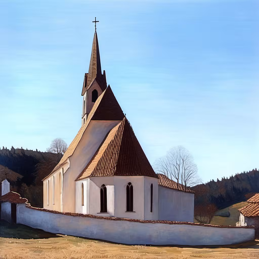 Historická podoba – Kostel svatého Jana Křtitele (Zátoň)