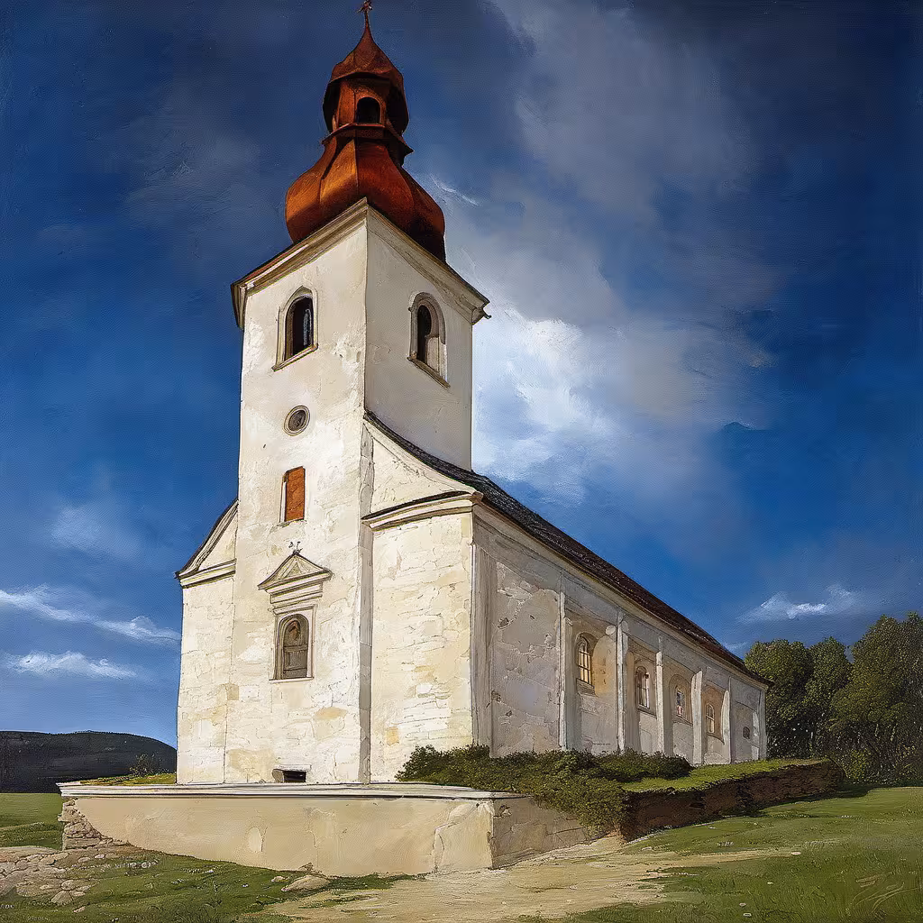 Historická podoba – Kostel svatého Jana Křtitele ve Zdislavě