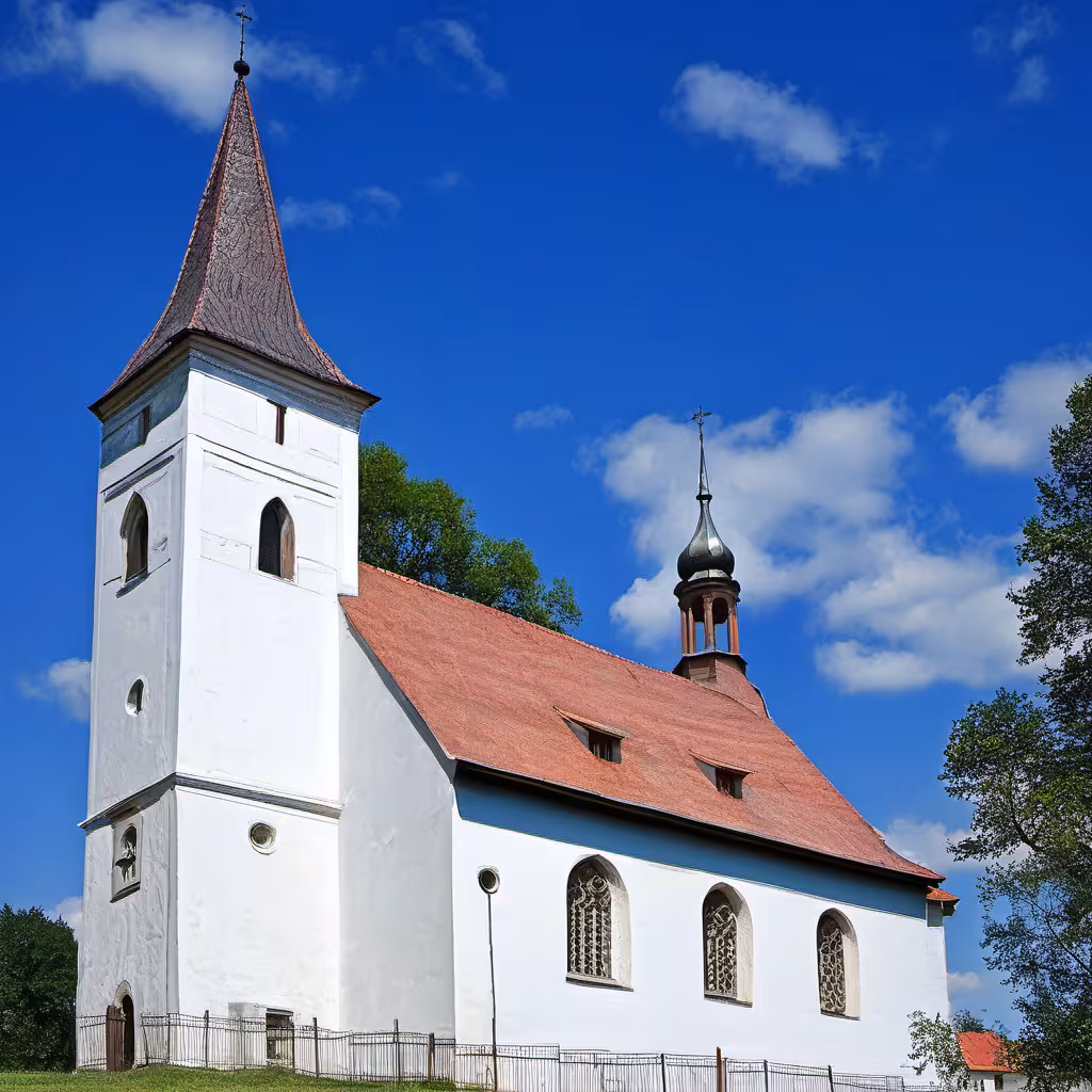 Historická podoba – Kostel svatého Jana Nepomuckého (Nové Hamry)