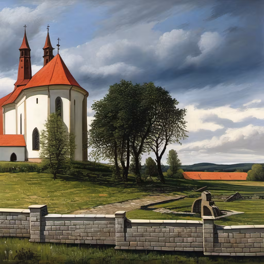 Historická podoba – kostel svatého Jiří (Bělotín)