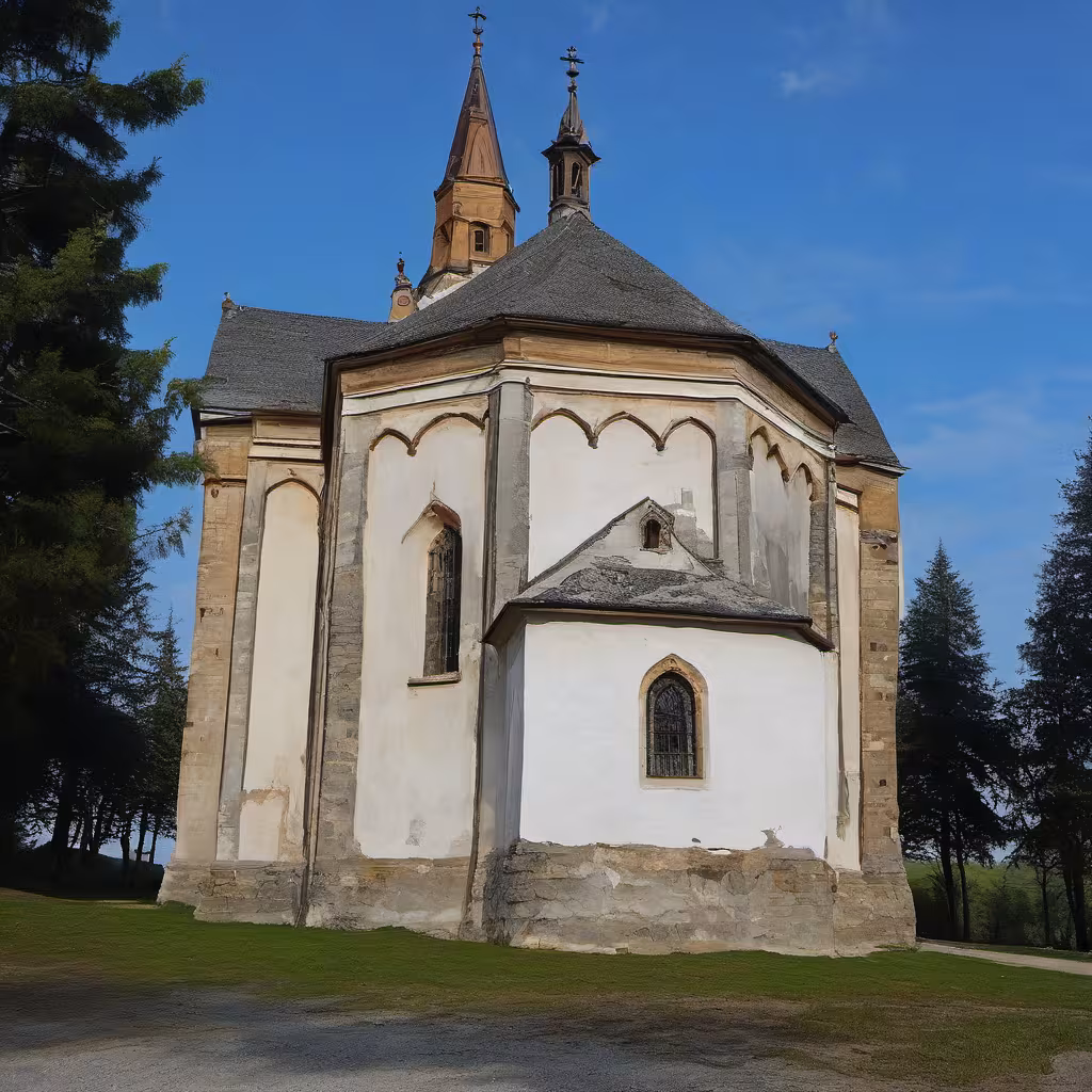 Historická podoba – kostel svatého Jiří (Dolní Branná)