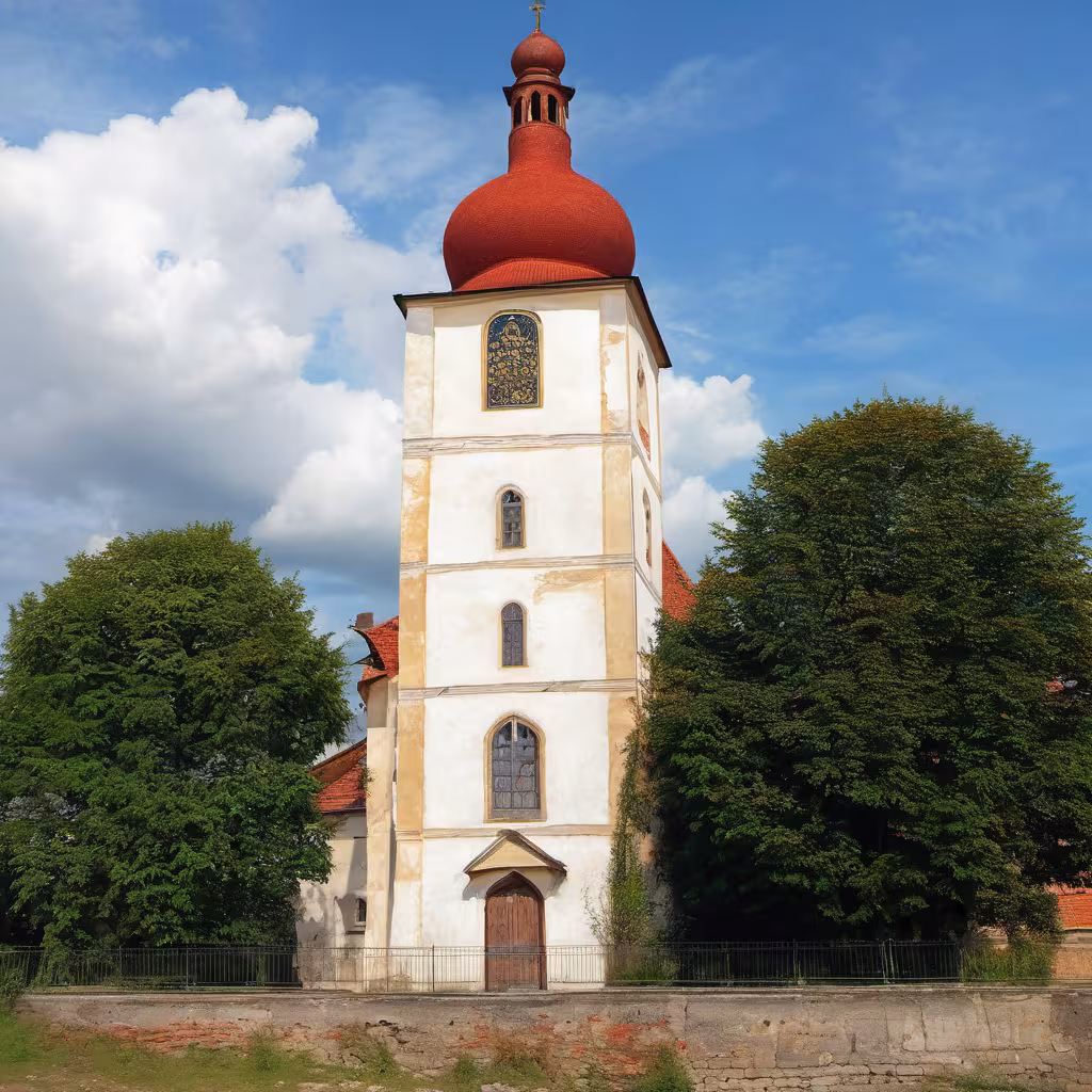 Historická podoba – Kostel svatého Jiří (Radim)
